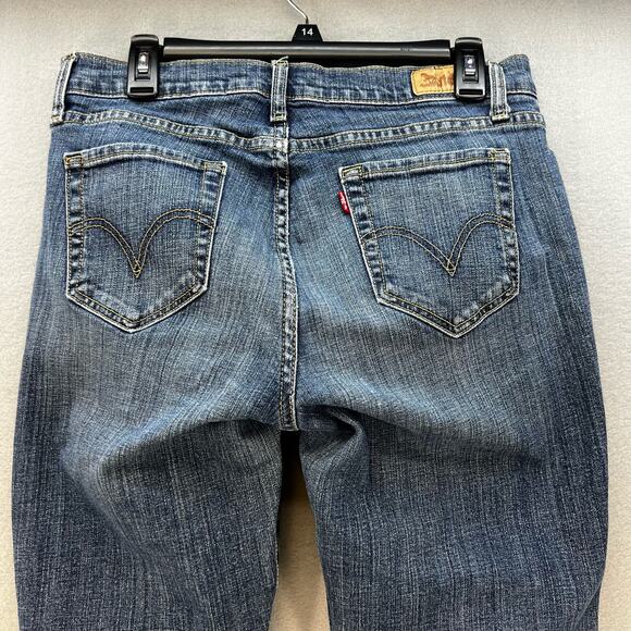 Levi's 529 Jeans Women's 31x30 (12) Blue Curvy Boot Cut Preppy Normcore - Picture 2 of 15